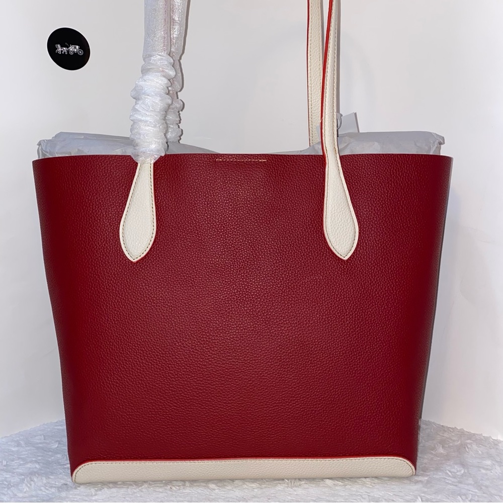 Coach Kia Tote In Colorblock New - Picture 4 of 10